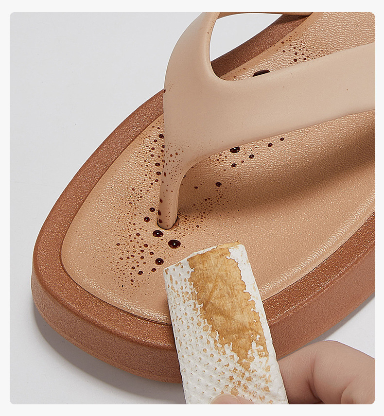 Ladies Flip-flops Slippers Simple and Comfortable Soft Sole Double Upper Sandals Women Slipper