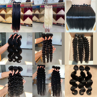 Extensions de cheveux humains Remy indiens 100% naturels, qualité vierge, directement de l'usine de Guangzhou, à prix abordable