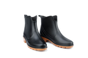 YL7076 <span class=keywords><strong>Botas</strong></span> de Lluvia de PVC para Mujer, Antideslizantes, Impermeables, Negras, para Exteriores, al por Mayor - Product Image 2