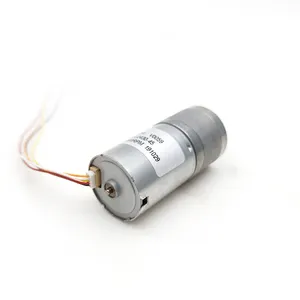 Akıllı ev için 2430 fırçasız 25mm spur dişli elektrik motoru dc fırçasız 24v dc motorlar