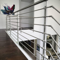 Rampe de varanda en métal pour escalier intérieur