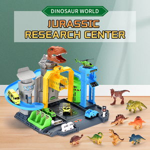 Giocattoli <span class=keywords><strong>Jurassic</strong></span> in Offerta, Set Parcheggio per <span class=keywords><strong>Dinosauri</strong></span>, Pista da Corsa Simulata per Bambini - Product Image 2