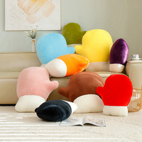 Gemütliche, weiche, handschuhförmige Plüschkissen mit PP-Baumwollfüllung in verschiedenen Farben, individuelle Größen zum Kuscheln und als Heimdekorationsgeschenke.