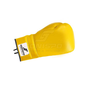 Gants de boxe SONISPO SPORTS FITNESS en cuir PU confortable, nouvelle conception, 8 oz, logo personnalisé, évacuation de l'humidité, vente en gros - Product Image 5