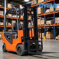 Chariot élévateur compact ZIVEAO Chine 2 tonnes CE, alimenté par batterie au plomb, idéal pour le levage de matériaux - Prix compétitif