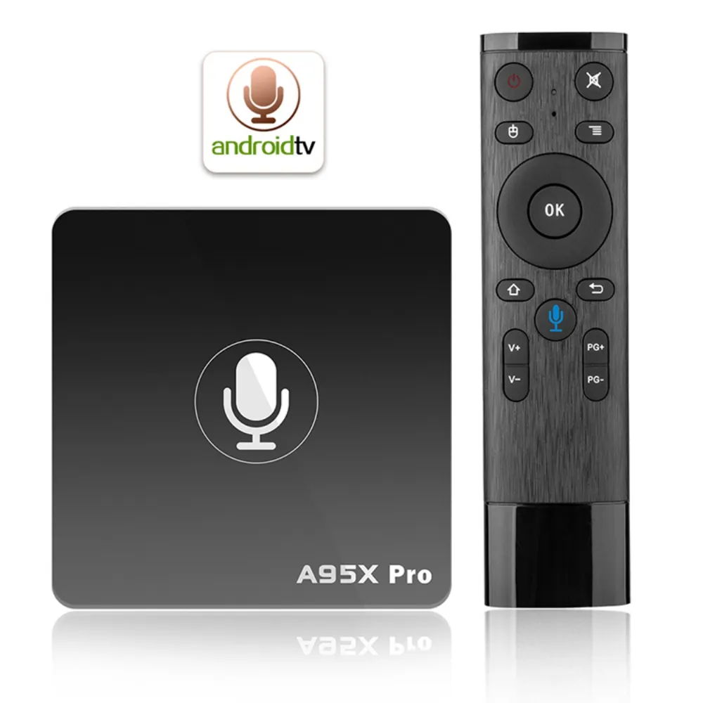 A95X Pro con il nuovissimo Amlogic S905W 2g 16g Android 7.1 tv box 4.0 Set top box A95X Pro S905W ATV ANDROID TV BOX MINI PC