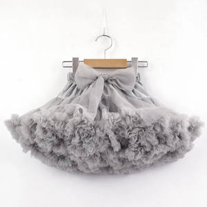 Falda tutú de encaje con lazo para niñas - Product Image 2