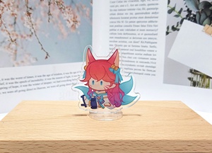 OEM ODM Anime League of Legends Figuras <span class=keywords><strong>de</strong></span> Acrílico Mid Champions Vol 1 Yasuo Akali Leblanc Ahri Zed - Product Image 5