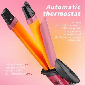 WAIKIL <span class=keywords><strong>Fer</strong></span> <span class=keywords><strong>à</strong></span> friser électrique 2 en 1 pour femmes, <span class=keywords><strong>fer</strong></span> <span class=keywords><strong>à</strong></span> friser <span class=keywords><strong>professionnel</strong></span> pour cheveux ondulés, <span class=keywords><strong>fer</strong></span> <span class=keywords><strong>à</strong></span> friser en spirale, lisseur de cheveux portable pour voyage - Product Image 3