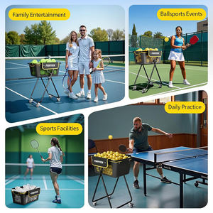 휴대용 경량 야외 피클볼 볼 카트 옥스포드 패브릭 가방 금속 스틸 프레임 100 피클볼 120 테니스 공을 보유합니다 - Product Image 6