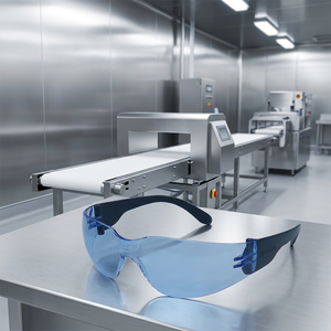 Taiwan Metal Detectable Industrial Safety <b>Glasses</b> <b>Polycarbonate</b> Lens Protective Eyewear ANSI Z87.1 - Product Image 1
