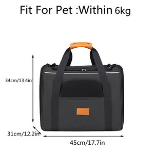 Sac de transport pliable pour animaux de compagnie, respirant, pour chiens et chats, adapté aux voyages et à la voiture - Product Image 2