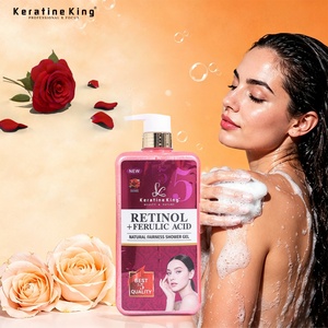 Gel Douche Éclaircissant Naturel au Rétinol et à l'Acide Férulique Keratine Queen pour Marque Privée - Product Image 5