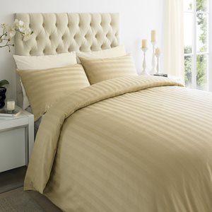 Draps de lit en satin 250 TC à rayures de 2 cm, qualité hôtelière supérieure, pour usage domestique, fabrication indienne en gros - Product Image 3