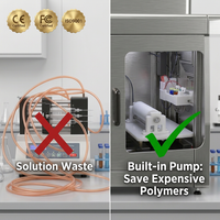 Machine d'électrofilage certifiée CE FCC, de précision 3 axes, avec chambre de qualité médicale et écran tactile PLC, pour la production de supports biologiques