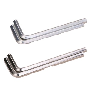 Clé Allen hexagonale en acier trempé de 1,5 mm à <span class=keywords><strong>6</strong></span> mm, à bras long ou court, type L, plaquée zinc - Product Image 2