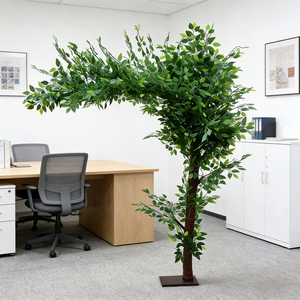 Arbre artificiel Banyan, plante artificielle, décoration pour hôtels, centres commerciaux, expositions, arbre à vœux, accessoire paysager, design d'intérieur - Product Image 4