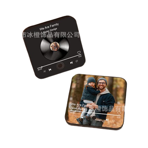 Quality Assurance Souvenir Magnet <b>10</b>*10cm Frameless Customized Music Fridge Magnet Personalized Photo - Product Image 4
