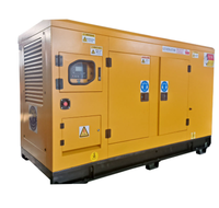 Groupe électrogène diesel fabriqué en Chine, à châssis ouvert, type silencieux, super silencieux, 20KW-200KW, démarrage électrique