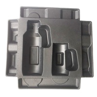 Insert d'emballage en pulpe moulée antichoc, plateau en pulpe de bagasse de canne à sucre pour bouteille d'eau, emballage personnalisé en plateau de pulpe moulée