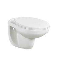 WC suspendu pour le marché européen Toilettes économiques bon marché Toilettes murales en céramique à chasse d'eau sans rebord