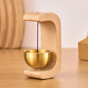 Produit populaire en laiton bois carillons éoliens créatifs chambre pendentifs ménage sonnettes porte décoration cloches cadeau pour nouvelle maison - Product Image 3