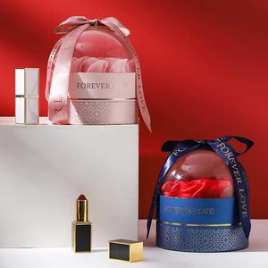 Dokuz güller pembe sabun çiçekler romantik takı hediye paketi kutu sevgililer günü hediye kız hediye kutusu için sevgililer günü - Product Image 5