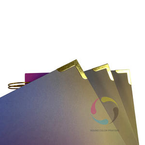 Impresión Profesional Personalizada <span class=keywords><strong>en</strong></span> Papel Sin Estucar, Encuadernación <span class=keywords><strong>en</strong></span> Espiral, Papel de Arte Estucado, Tapa Dura, Esquinas Metálicas Estampadas <span class=keywords><strong>en</strong></span> Oro - Product Image 4