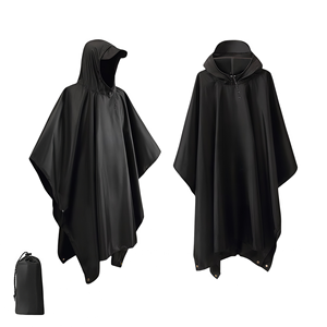 Multifuncional 3-en-1 Capa Impermeable Mochila Montañismo Al Aire Libre Poncho con capucha - Product Image 3