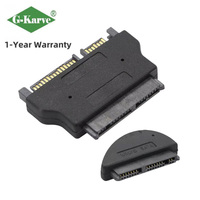 Adaptador de Disco Duro SATA G-karve, SATA Estándar de 22 Pines a Micro SATA de 16 Pines con Núcleo de Cobre para Conversión de HDD/SSD de 1.8" a SATA
