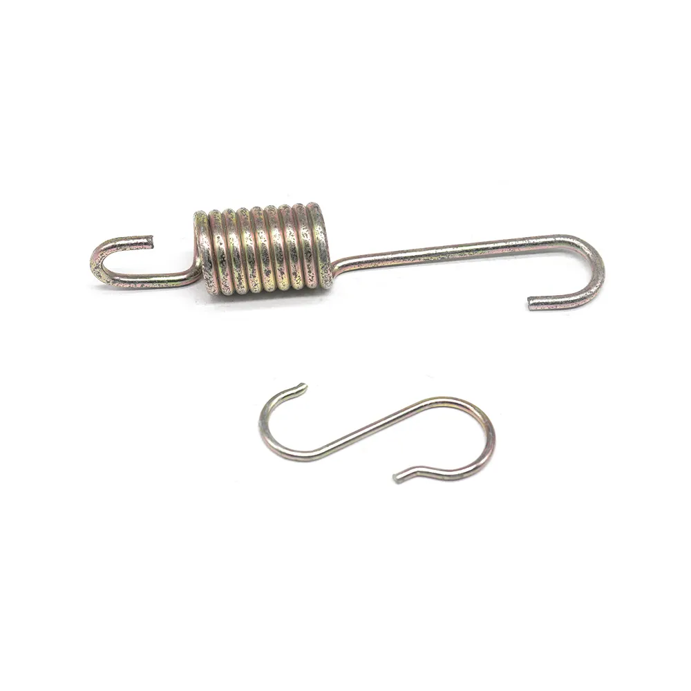 OEM Customized Cheap Price Brass Springs S Shape Spring Color Zinc Plated Springs with Hooks