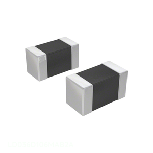 Condensateur céramique original CAP CER 10UF 6.3V X5R 0603 à montage en surface MLCC 0603 (1608 métrique) 10 uF LD036D106MAB2A - Product Image 1