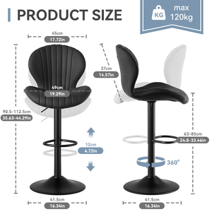 Taburete de Bar Moderno de Lujo con Tela Suave, Estructura Metálica Mate Resistente, Ligero y Ecológico, para Hotel, <span class=keywords><strong>Cocina</strong></span> y Hogar - Product Image 6