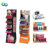 Présentoir au détail d'impression personnalisée POSM produit POP Up présentoir en carton cosmétique de plancher de comptoir