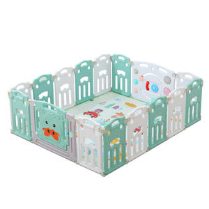 Indoor Home Baby Safety Playpen with Ground Enclosure Baby Protection Fence and Toddler Crawling Mat Baby <b>Gates</b> Product - Product Image 1