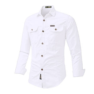 Camicia da <span class=keywords><strong>uomo</strong></span> <span class=keywords><strong>Casual</strong></span> Plus Size camicia da <span class=keywords><strong>uomo</strong></span> manica lunga <span class=keywords><strong>camicie</strong></span> bianche per gli uomini di alta qualità - Product Image 4