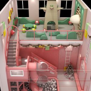 Ensemble d'équipement de jeu souple d'intérieur mobile le mieux noté avec toboggan grimpeur pour aire de jeux d'aventure pour enfants - Product Image 1