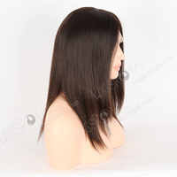 Petit bonnet le plus naturel 21.5 meilleurs vrais cheveux diverses couleurs luxe extrémités épaisses cher sans colle haut en soie perruque à double tirage