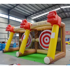Jeu <span class=keywords><strong>de</strong></span> lancer <span class=keywords><strong>de</strong></span> hache gonflable interactif d'extérieur pour festivals et carnavals, avec 6 haches - Product Image 4