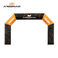 Arche gonflable personnalisée pour la course de marathon, ligne de départ et d'arrivée, ligne de but, arche gonflable pour la publicité en plein air