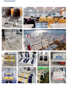 Sièges de capitaine de bateau, suspension, chaise de pilote de navire, type rail, pour les ferries en mer - Product Image 4