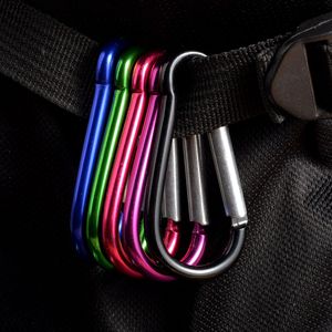 Mousqueton en aluminium en forme de calebasse Mountain Range, crochet 1 KN pour sacs, randonnée, bouteille d'eau, lumière LED, usage universel - Product Image 4