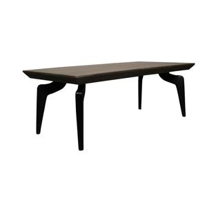 Modern Wood <b>Coffee</b> <b>Table</b> With Tapered <b>Legs</b> Midcentury Design Living Room Furniture Handmade - Product Image 2