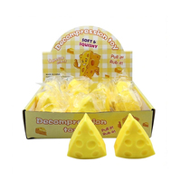 Jouet en EVA personnalisé en forme de fromage - Jouet anti-stress souple à remontée lente pour filles et adultes