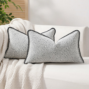 Şönil Yastık Kılıfları 45x45 cm, Modern Lüks Dekoratif Yastık Kılıfı - Product Image 2