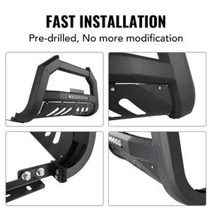 Accessori Pickup 4x4 barra di protezione griglia anteriore barra di torsolo per 2004-2022 navigatore a 2014 2003 <span class=keywords><strong>Ford</strong></span> F150 con Led - Product Image 4