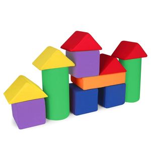 Equipo de Juego Suave, Bloques de Espuma Apilables con Formas Personalizadas para Niños, con Cubierta de Tela Extraíble y Lavable - Product Image 1