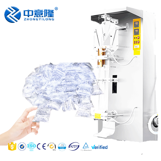 High Efficiency 2000bag/H Automatic Sachet Pure Water Making Filling Sealing Packaging Machine with Water Filtration Equipment