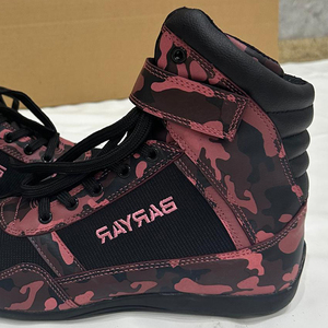 Chaussures de sport professionnelles antidérapantes et confortables pour adultes, hommes, avec logo personnalisé, chaussures de boxe en vente - Product Image 3