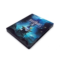 Boîte de rangement en métal personnalisée de forme rectangulaire petite pour CD DVD